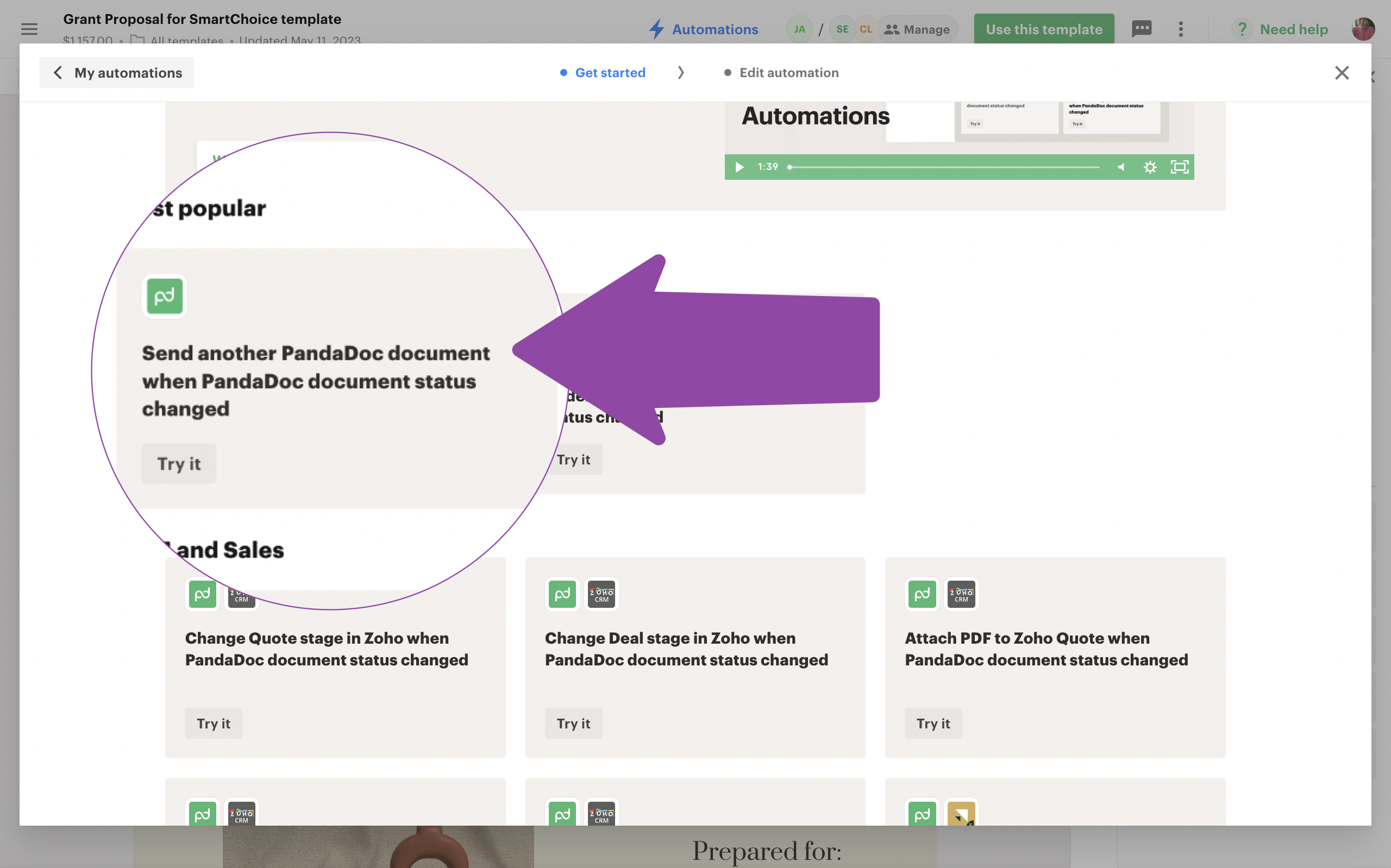 Business Proposal Software - Automated Proposal Generator - Pandadoc